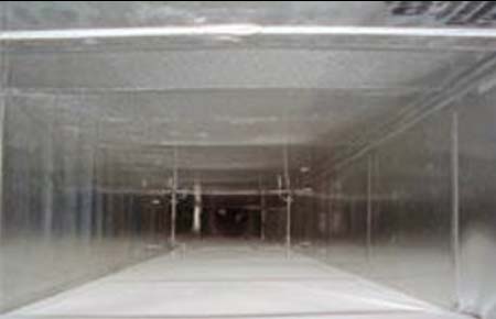 Duct after cleaning