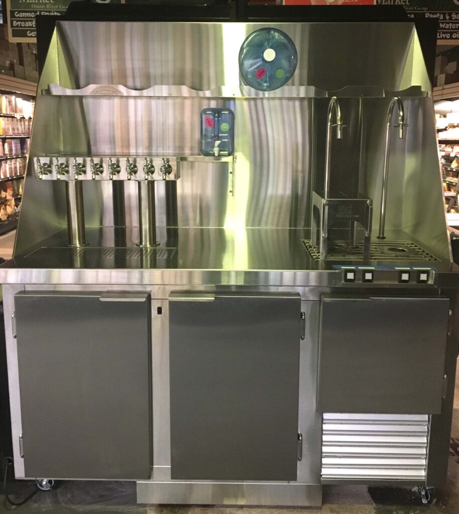 stainless steel beverage dispenser