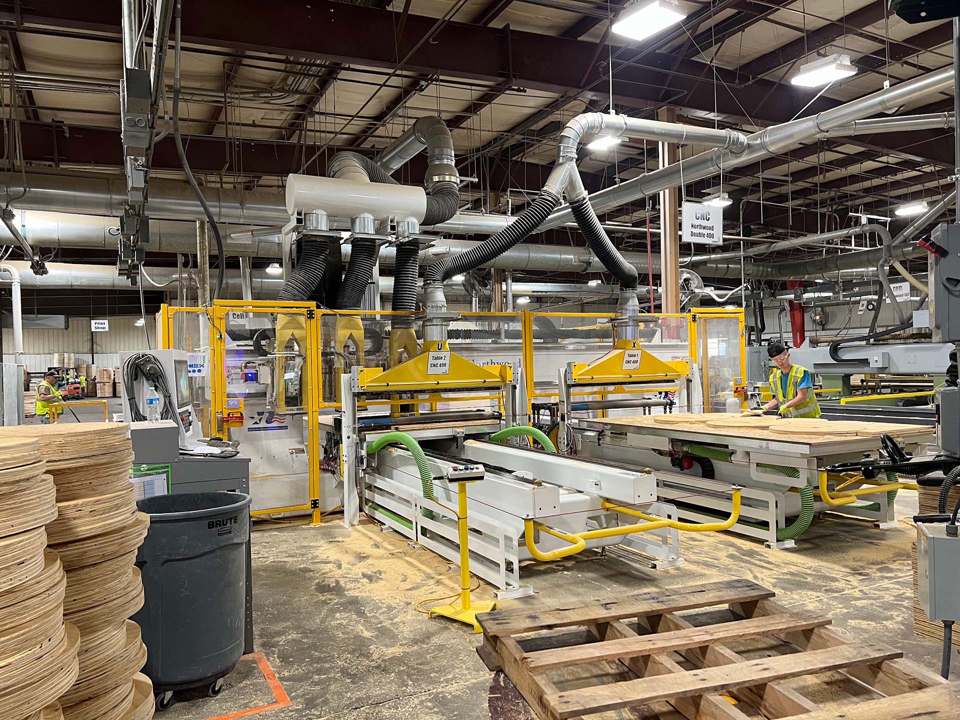 interior of industrial manufacturing facility